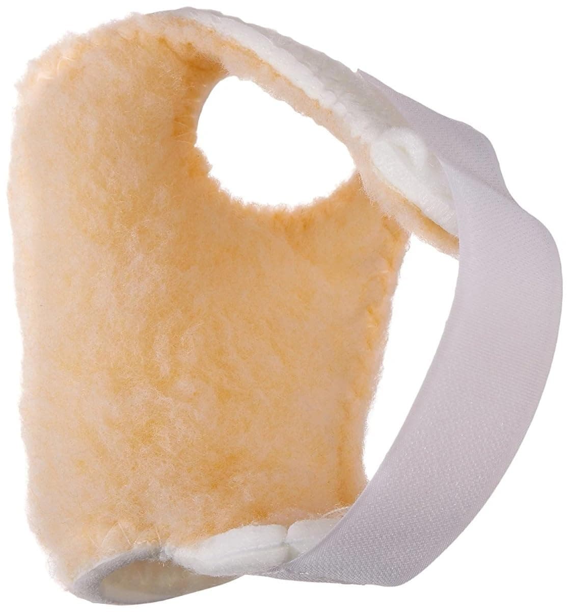 Rolyan Palm Protector for Left Hand Left Handed Glove for Finger Contracture Prevention Comfortable Hand Cushion with Soft Sherpa Lining and Palm Pad to Prevent Hand Contractures