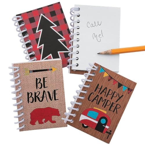 Fun Express 24 Pieces Camp Adventure Theme Notepads VBS Vacation Bible School SuppliesDecor Educational And Learning Activities For Kids