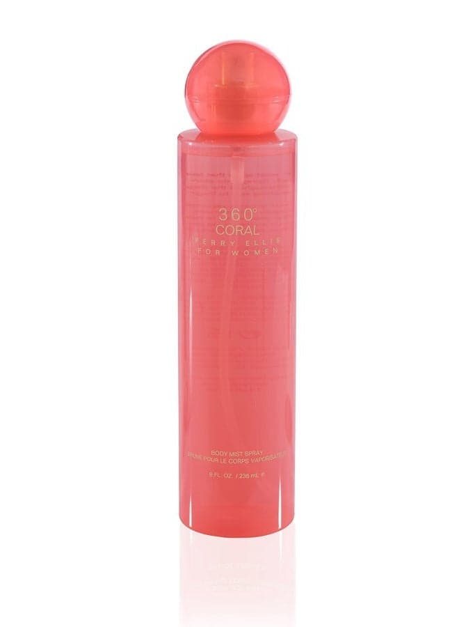 360 Coral Body Mist By Perry Ellis
