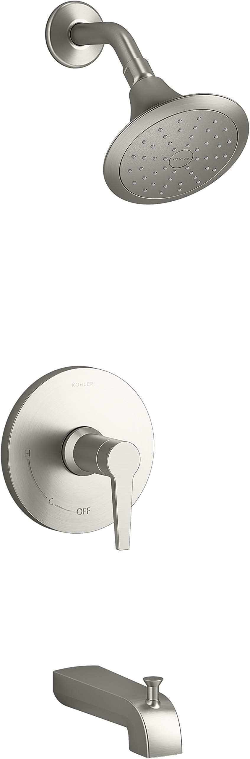 Kohler KTS970744GBN Pitch Shower Trim Brushed Nickel