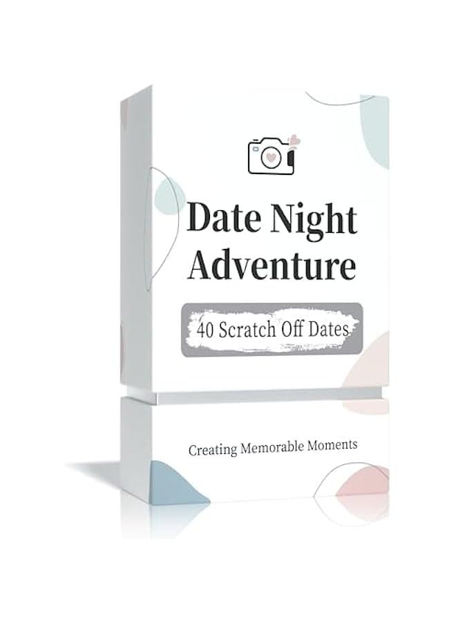 Valentines Day Gifts, 40 Date Ideas Card Games for Couples Date Night - Unique Date Deck Scratch Off Cards, Great Couple Gifts for Boyfriend- Romantic Newlywed Wedding for Him and Her