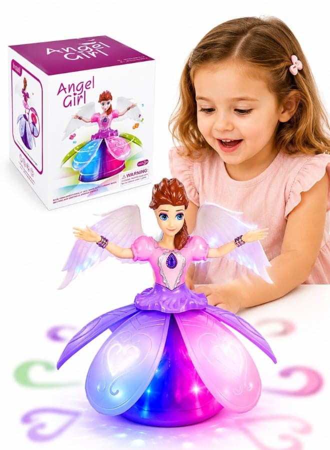 Musical Dancing Rotating Baby Princess Doll Toy – Electric Dancing Queen Toy for Girls, Toddlers – Happy Novelty Gift for Kids