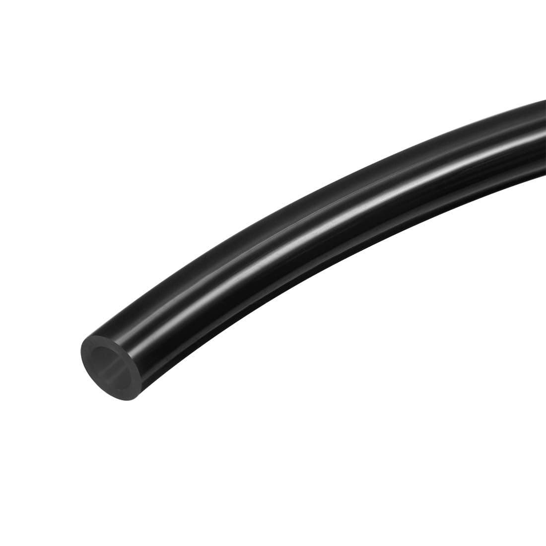 uxcell Pneumatic Air Tubing 6mm024 OD x 4mm016 ID 2m656ft PU Polyurethane Air Compressor Tubing Hose Pipe Black