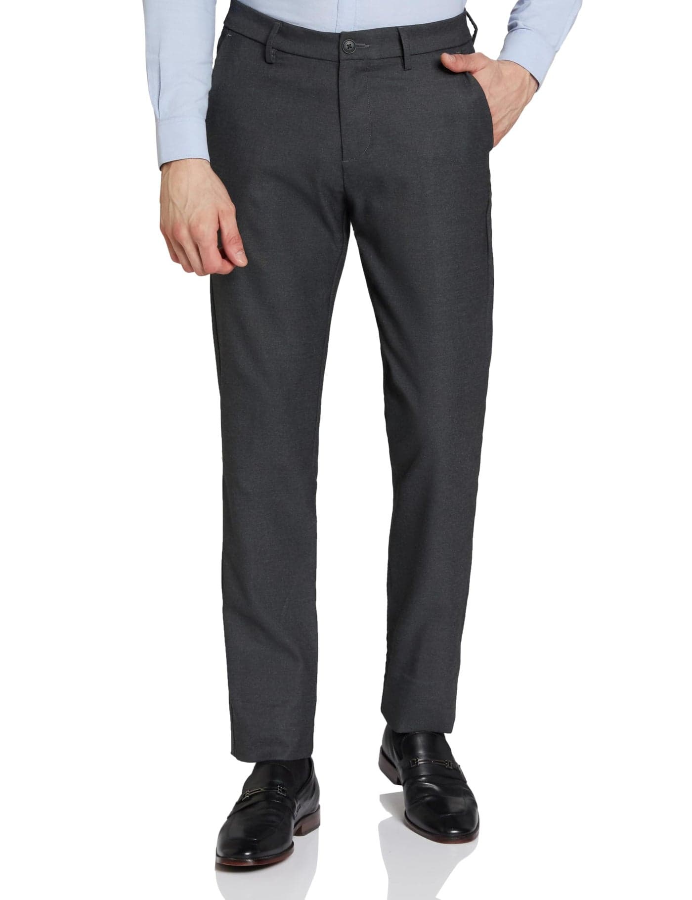 Allen Solly Mens Trousers Charcoal