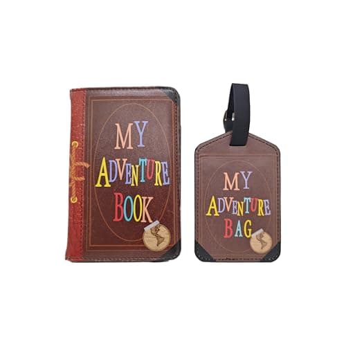 My Adventure Book Passport Holder Luggage Tag Scrapbook Replica My Adventure Book Passport Holder Luggage Tag