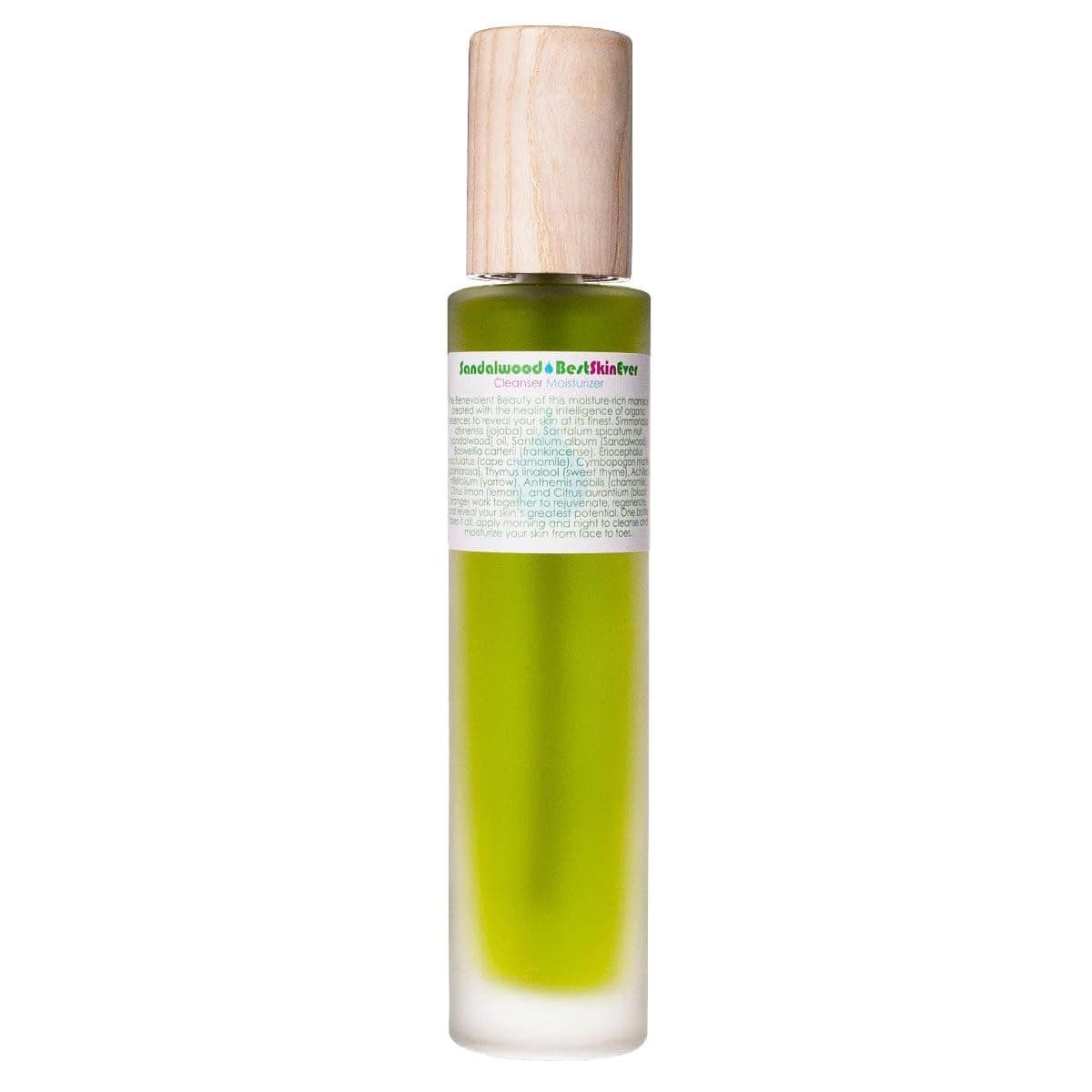 LIVING LIBATIONS Organic Best Skin Ever AllInOne Facial Cleanser Exfoliator Moisturizer Natural Wildcrafted Vegan Clean Beauty Sandalwood