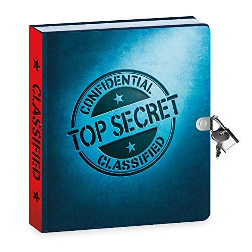 Peaceable Kingdom Top Secret Diary with Invisible Ink Pen