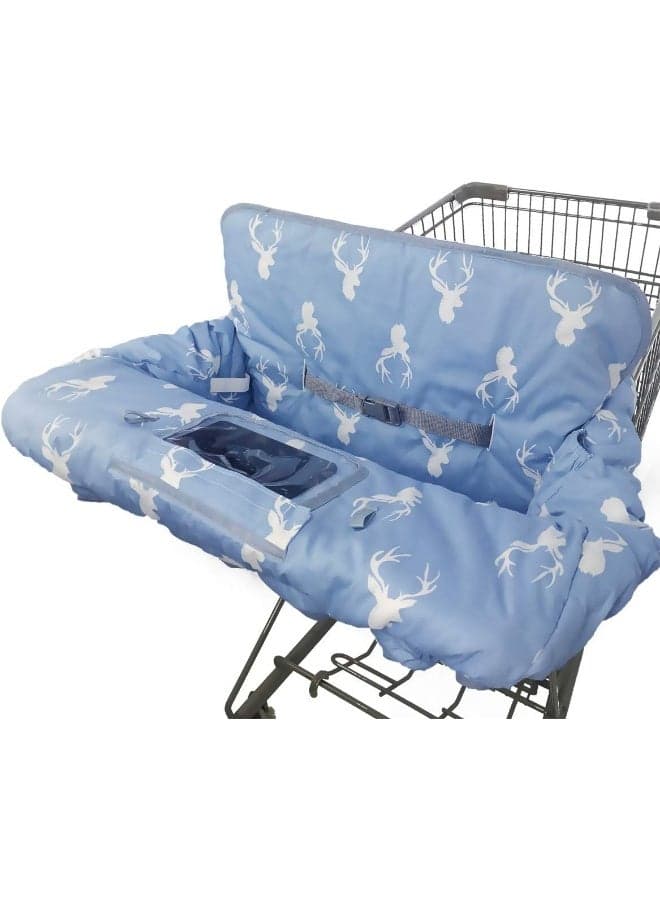 ICOPUCA Shopping Cart Cover for Baby boy Girl, Non-Slip Design Cart Covers for Babies, Infant Cotton High Chair Cover, Machine Washable, Toddler Grocery Cover