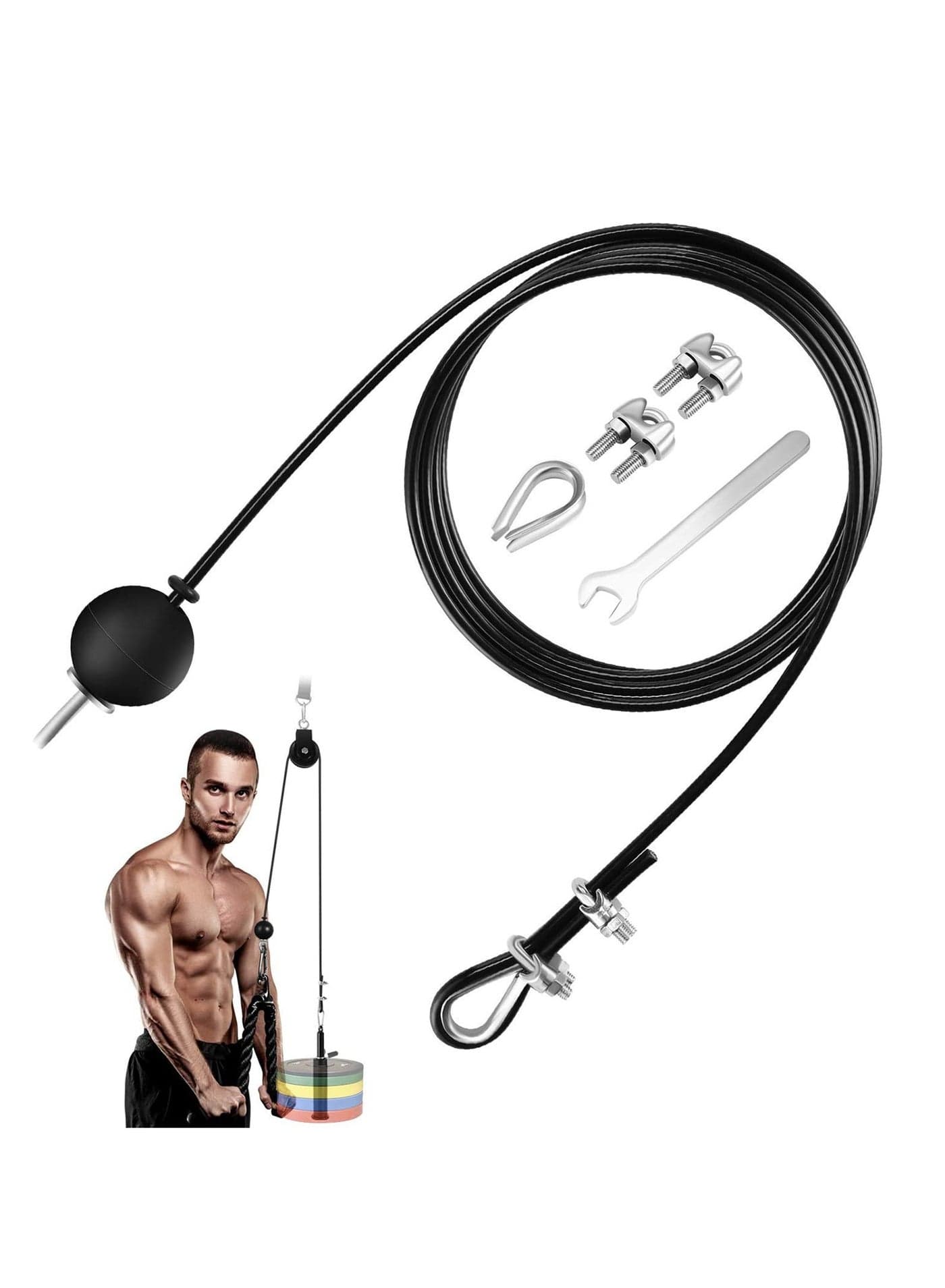 Exercise Pulley for Physical Therapy, Shoulder Pulley Over Door Rehab Exerciser, lleviate Shoulder Pain and Facilitate Recovery from Surgery for Frozen Shoulder Physical Therapy Flexibility