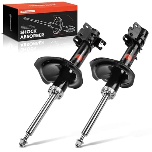 A-Premium Front Pair (2) Shock Strut Absorbers Compatible with Nissan X-Trail 2005-2006