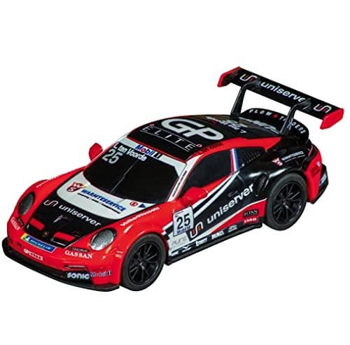 Carrera 64207 Porsche 911 GT3 Cup Team GPElite No25 143 Scale Analog Slot Car Racing Vehicle GO Slot Car Toy Race Track Sets
