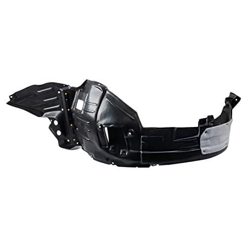 TRQ Front Left Inner Fender Liner Black Drivers Side Compatible with 2013-2016 Lexus GS350 GS450h LX1248122