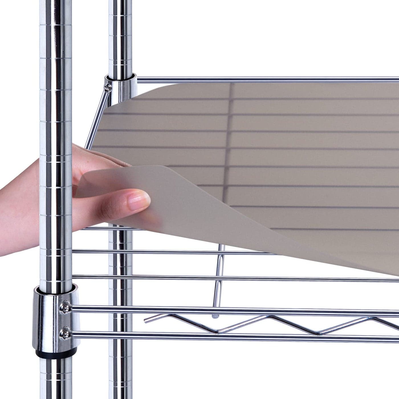 BRIAN DANY Wire Shelf Liner 14 X 30 Heavy Duty Shelf Liners for Wire Shelving Waterproof Protector Mats Set of 5 Charcoal