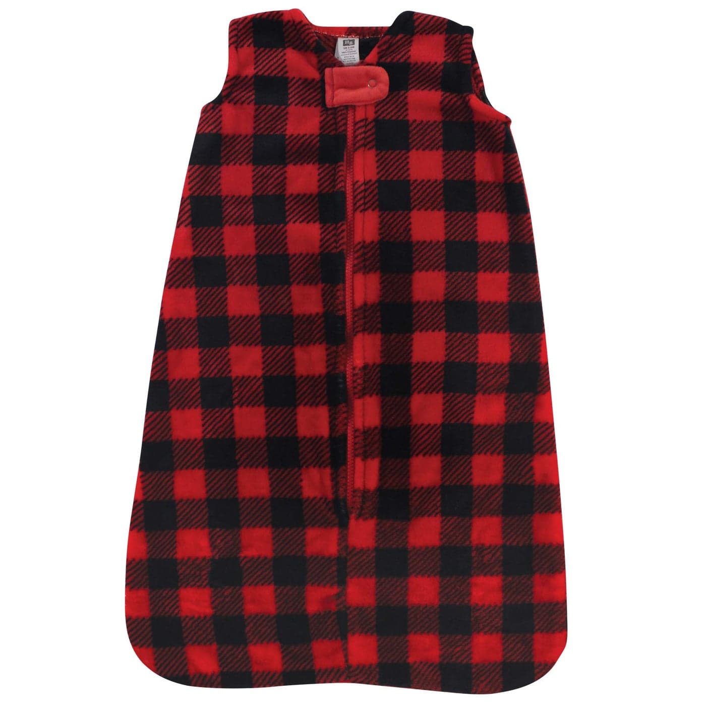Hudson Baby Unisex Baby Plush Sleeping Bag Sack Blanket Buffalo Plaid 06 Months