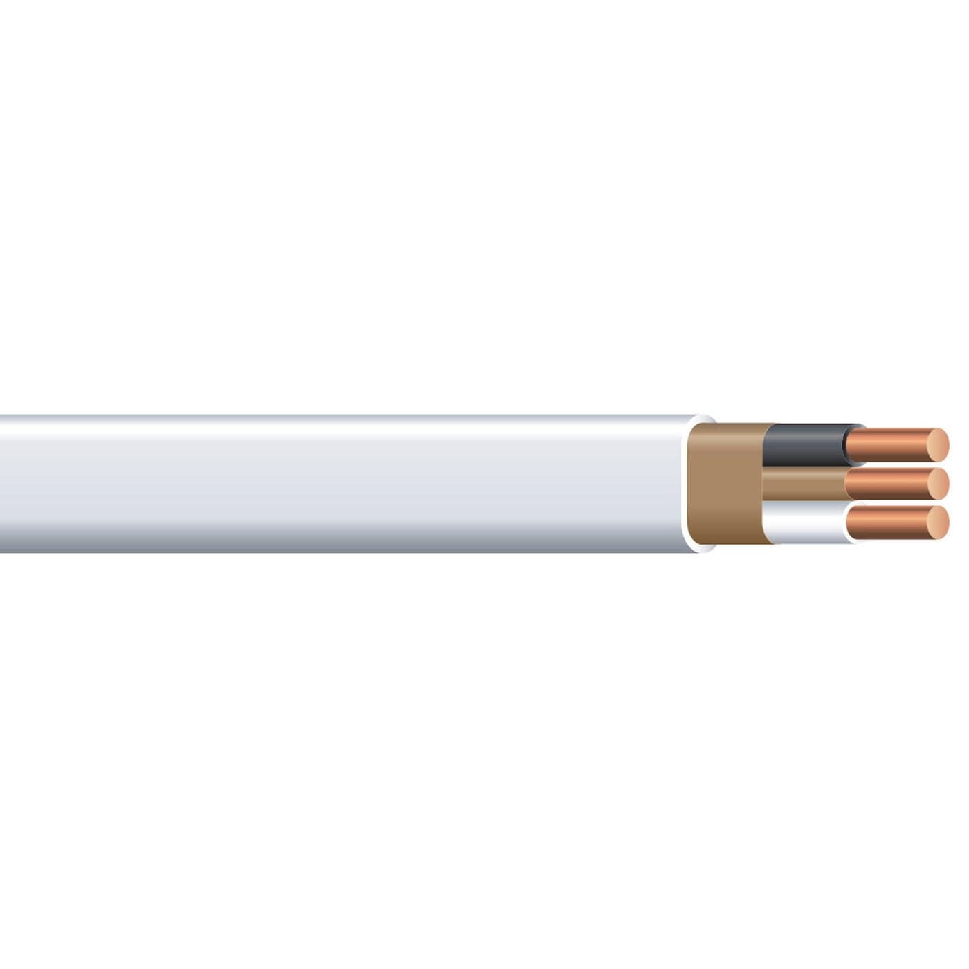 Southwire Romex Brand Simpull Solid Indoor 142 WG NMB Cable 50ft coil SW 28827422