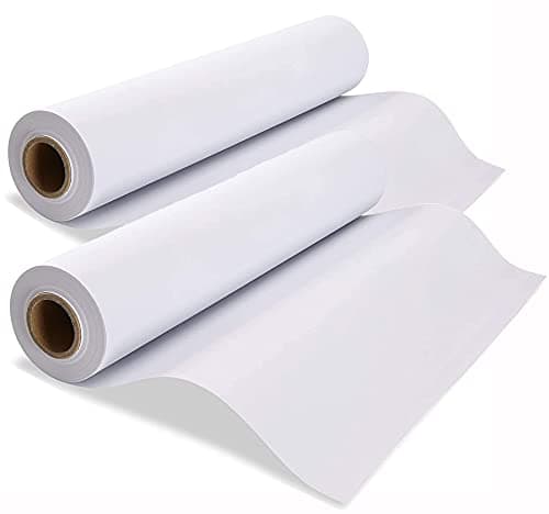 Easel Paper Roll 2PCS 43CM x 15M Drawing Paper 17Inch by 49Feet Art Paper Roll Replacement for Kids Art Easel Paper Arts Crafts Bond Paper 2pc Rolls