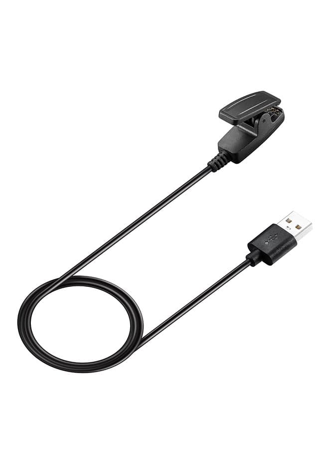 Smartwatch Charging Clip USB Cable Black