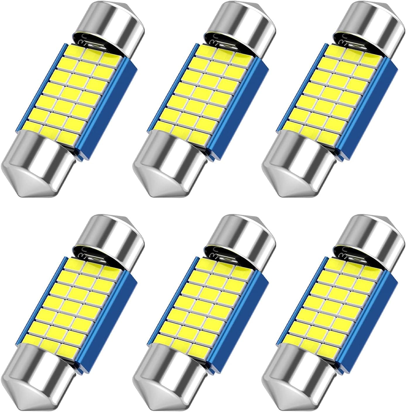 31mm DE3175 LED Festoon Bulbs - 6 Pack