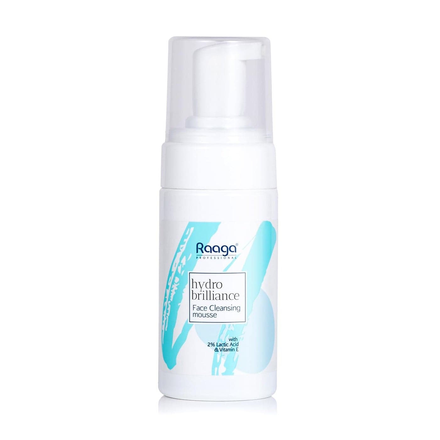 Raaga Professional Hydro Brilliance Face Cleansing Mousse with 2 Lactic Acid and Vitamin E Paraben Free Sulphate Free Dermatologically Tested 100 ml