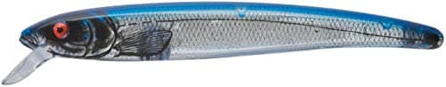 BOMBER Saltwater Grade Magnum Long A - Silver Flash/Blue Back, 7", 1 1/2 oz, (BSW17AXSIL)