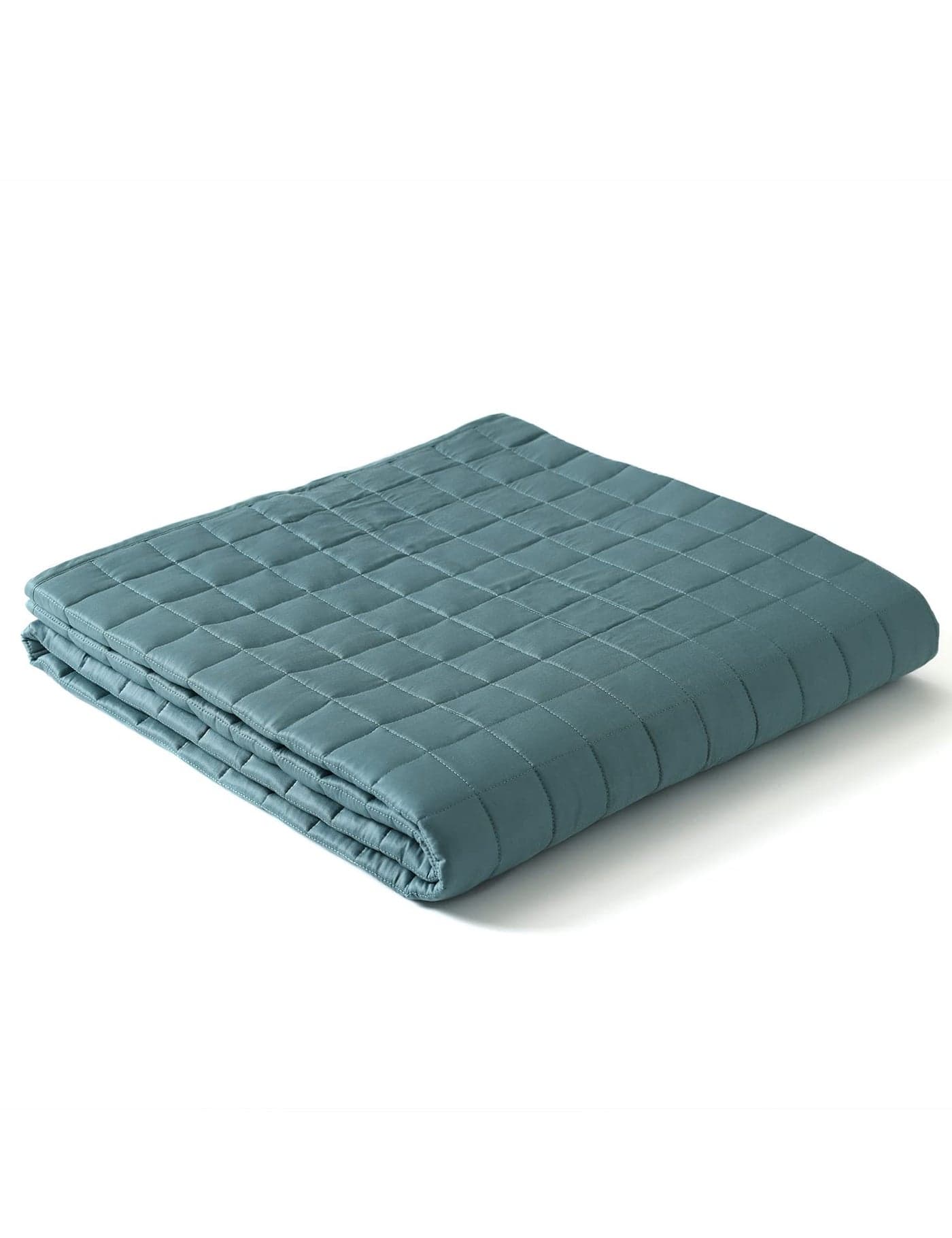 YnM Exclusive Kids Cooling Weighted Blanket Smallest Compartments with Glass Beads Bed Blanket for One Person of 60lbs Ideal for Twin Bed 41x60 Inches 7 Pounds Sea Grass