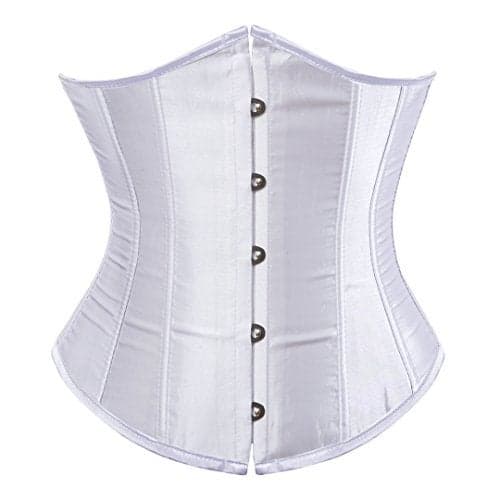 Kranchungel Corset Tops for Women: Pirate Corset Halloween Costumes Woman 2025 Photo Shoots Aged 25-35 Large White