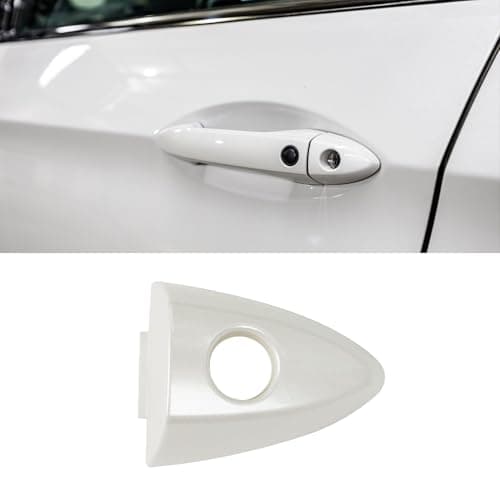 APESER Front Door Handle End Bezel Cover wKey Hole Compatible with Honda Accord 20132017Clarity 201620191PC Front Left Driver Side Door Handle Cap Replacement for 72184T2AG21Pearl White