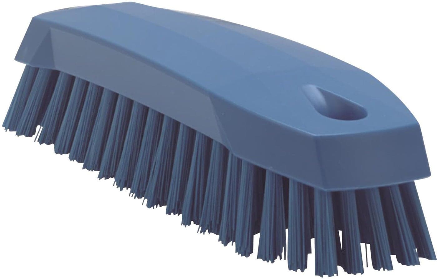 Vikan 35873 Brush,Scrub,Medium,7",PP/PBT,Blue