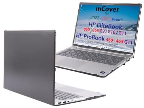 mCover Case Only Compatible for 20222025 16 HP ProBook 460 465 G11 EliteBook 860 865 G9 G10 G11 Series Windows Notebook PC Not for Other HP Models Black
