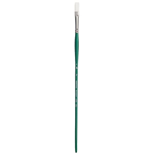 Princeton Artist Brush Summit, Brushes for Acrylic and Oil Series 6100, Flat White Synthetic, Size 4