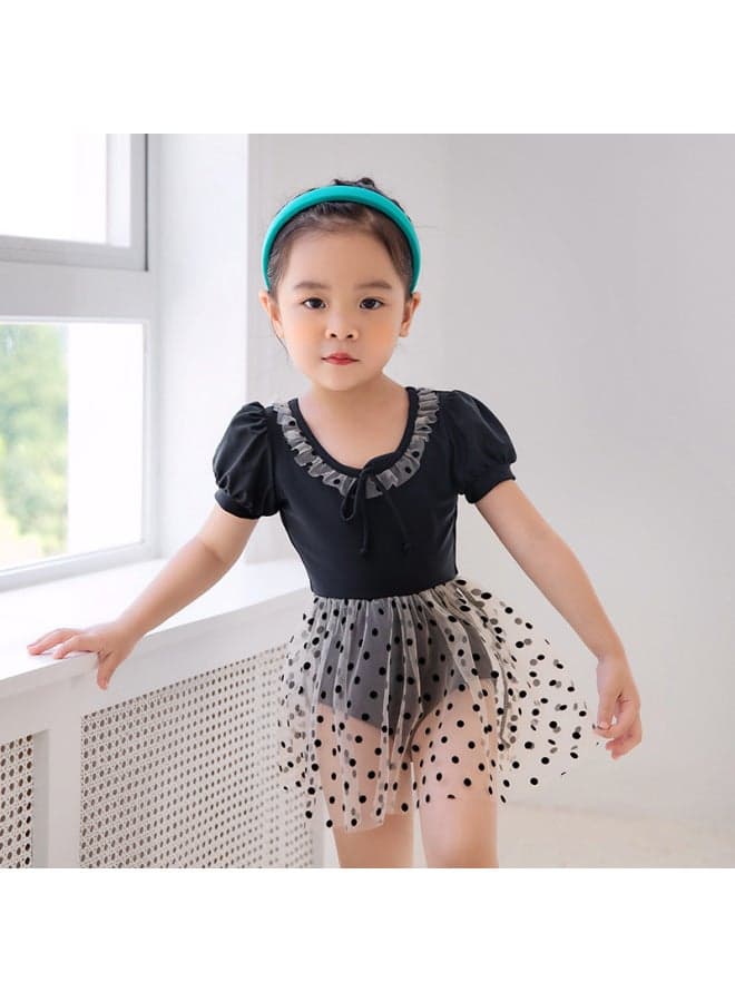 Parent-child Swimsuit Fashion Slim Slimming Princess Dress One-piece Mother And Daughter Swimsuit Beach Vacation Parent-child Swimsuit-Color:Children's Hys-