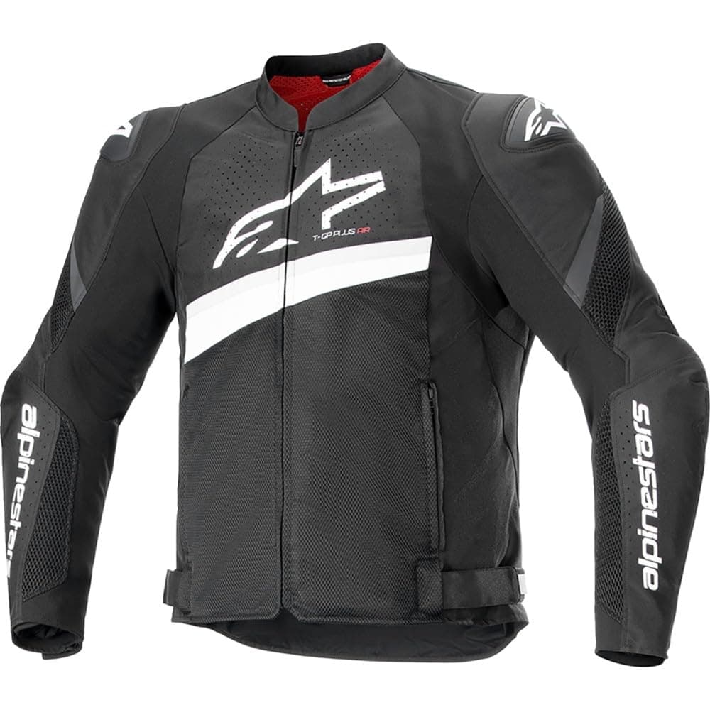 Alpinestars TGP Plus R V4 Airflow Mens Street Motorcycle Jackets BlackWhiteXLarge