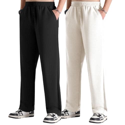 GRECIILOOKS Men's Loose Mid Rise Regular | Sports Stylish Track Pant | Trouser