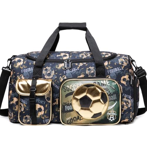 Kids Duffle Bag Boys Travel Bag for Kids Overnight Bag for Kids Sports Bag for Boys Weekender Bag Gym Bag for Boy with Shoe Compartment