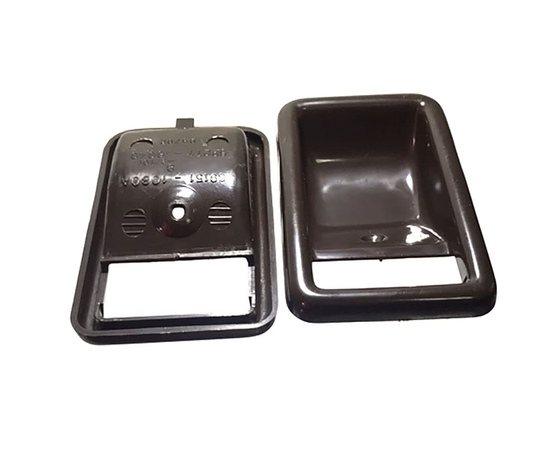 ihave Replacement for Inner Door Cup Bezel Handle Brown Color Pair Land Cruiser BJ60 FJ60 HJ60 FJ62 Cressida MX62