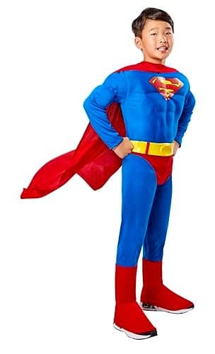 Rubies Kids Deluxe Superman Muscle Chest Costume