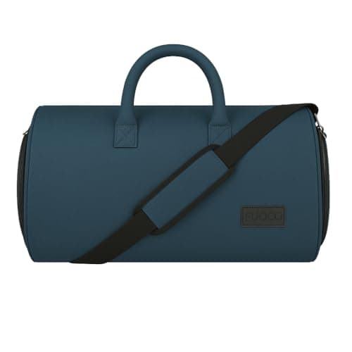 FUOCO Convertible Garment Duffel Bag for Travel – 2 in 1 Suit Carry On Bag Wrinkle Free Clothes Organizer with Shoe Compartment Waterproof Business Travel Bag for Men Women