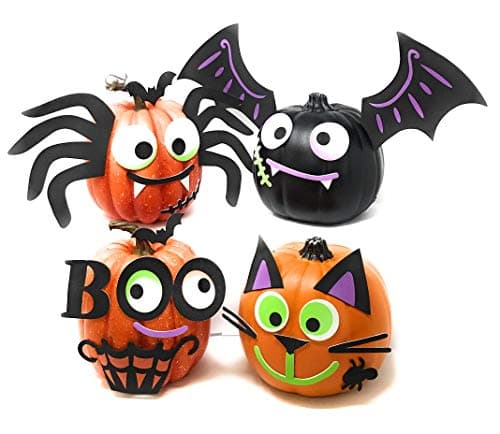 Funiverse Mega Bulk Pack 126 Piece Foam Halloween Pumpkin Decorating Craft Kit Stickers Makes 16 Pumpkins Pumpkins Not Included