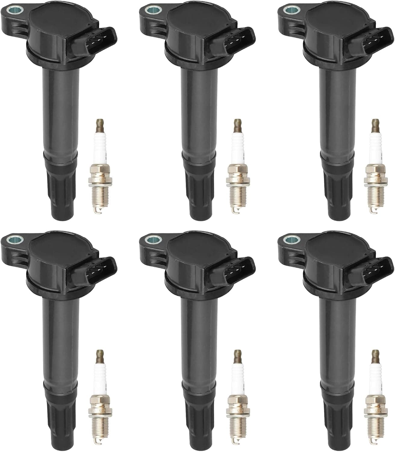 DRIVESTAR Ignition Coil Pack and Iridium Spark Plug Set for Toyota and Lexus Vehicles