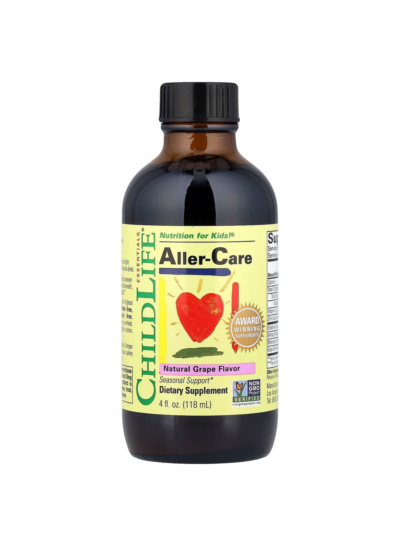 Aller-Care, Natural Grape, 4 fl oz (118 ml)