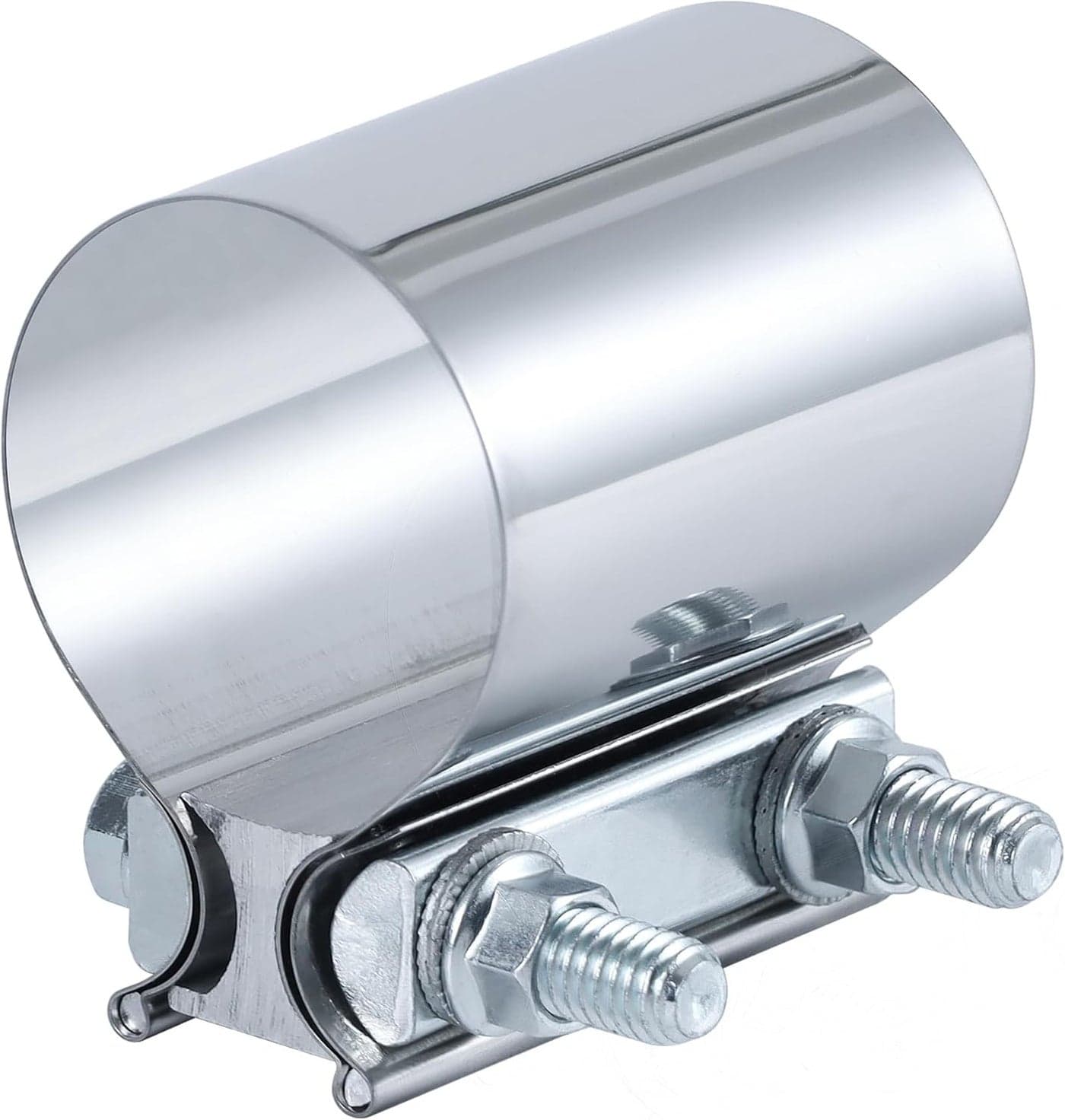 Vitonsbay 3.0 Inch Stainless Steel Exhaust Clamp - Butt Joint Muffler Band Clamp Sleeve Coupler (1 Piece)