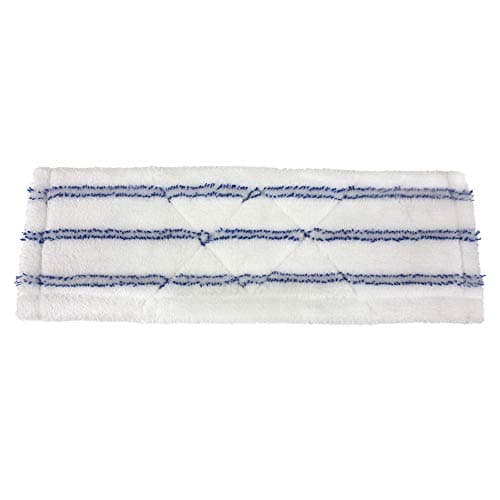 Mr Clean Microfiber Wet/Dry Mop Machine-Washable Refill Head, White/Blue