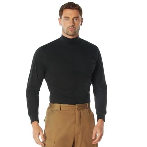 Mock Turtleneck-black, L