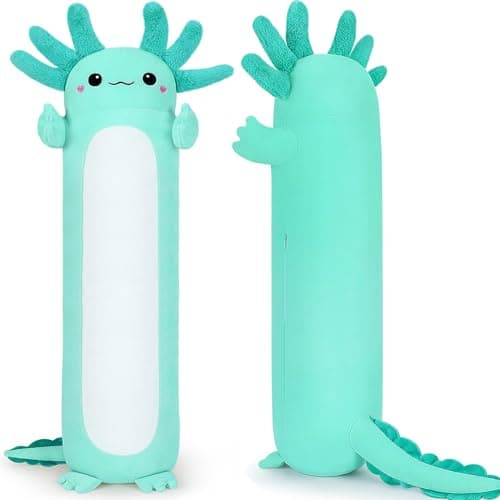 Auspicious beginning Axolotl Plush Stuffed Animal20 Green Axolotl Plush Toy Plush Pillow Cute Soft Anime Plushie Stuffed Toys Body Pillow Plush Toy Decoration Doll Gift for Kids Girls Boys