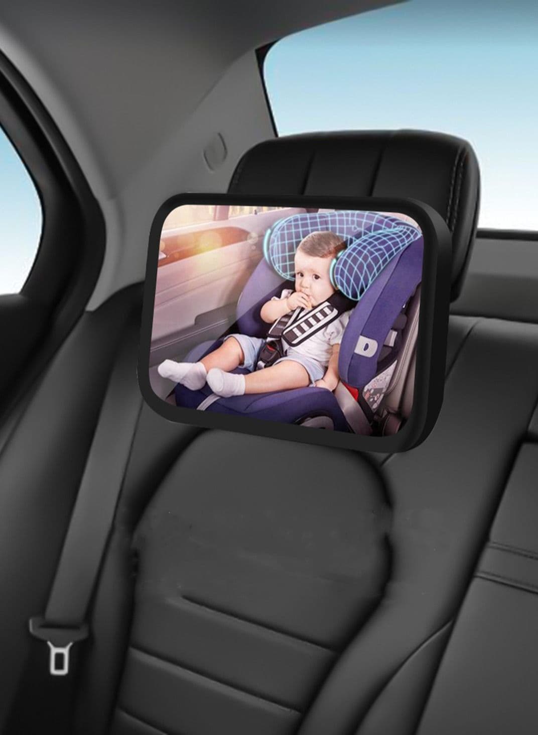 Baby Car Rear View Mirror Baby Car Backseat Mirror 360 Degree Adjustable Rear View Facing Back Seat Mirror