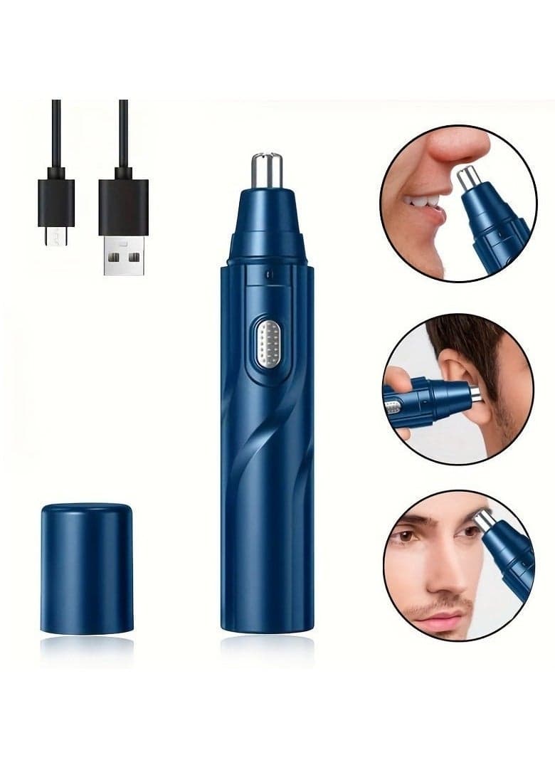 Ear and Nose Hair Trimmer for Men - USB Electric Nose Hair Trimmer for Women, Eyebrow Facial Hair Removal Rechargeable Nose Clipper
