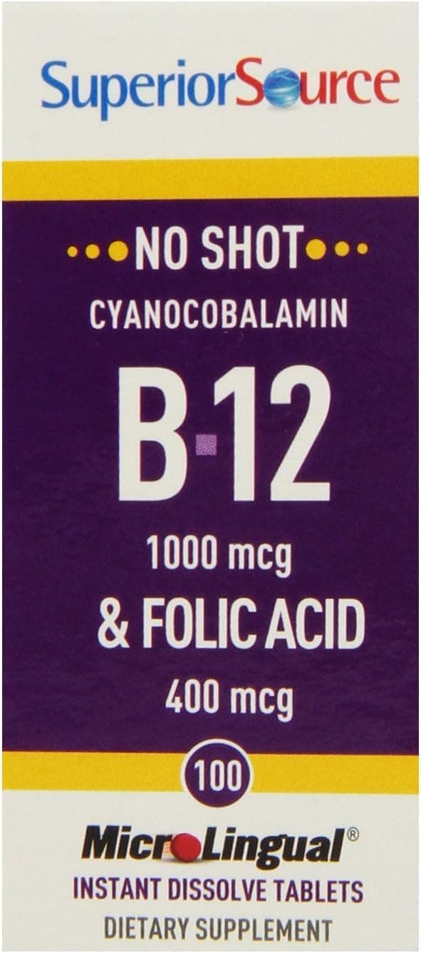 Vitamin B12 Cyanocobalamin 1000 mcg for Adults
