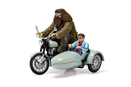Corgi Diecast Model Cars - CC99727 Harry Potter Hagrid's Motorcycle & Sidecar - Pre-Built Model Vehicles Toy, Classic Metal Die Cast Collectible, Auto Toys Models for Adults - Black