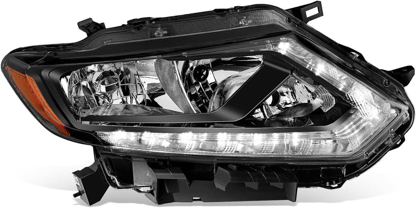 DNA MOTORING OE Style Front Right Headlight for Nissan Rogue 2014-2016