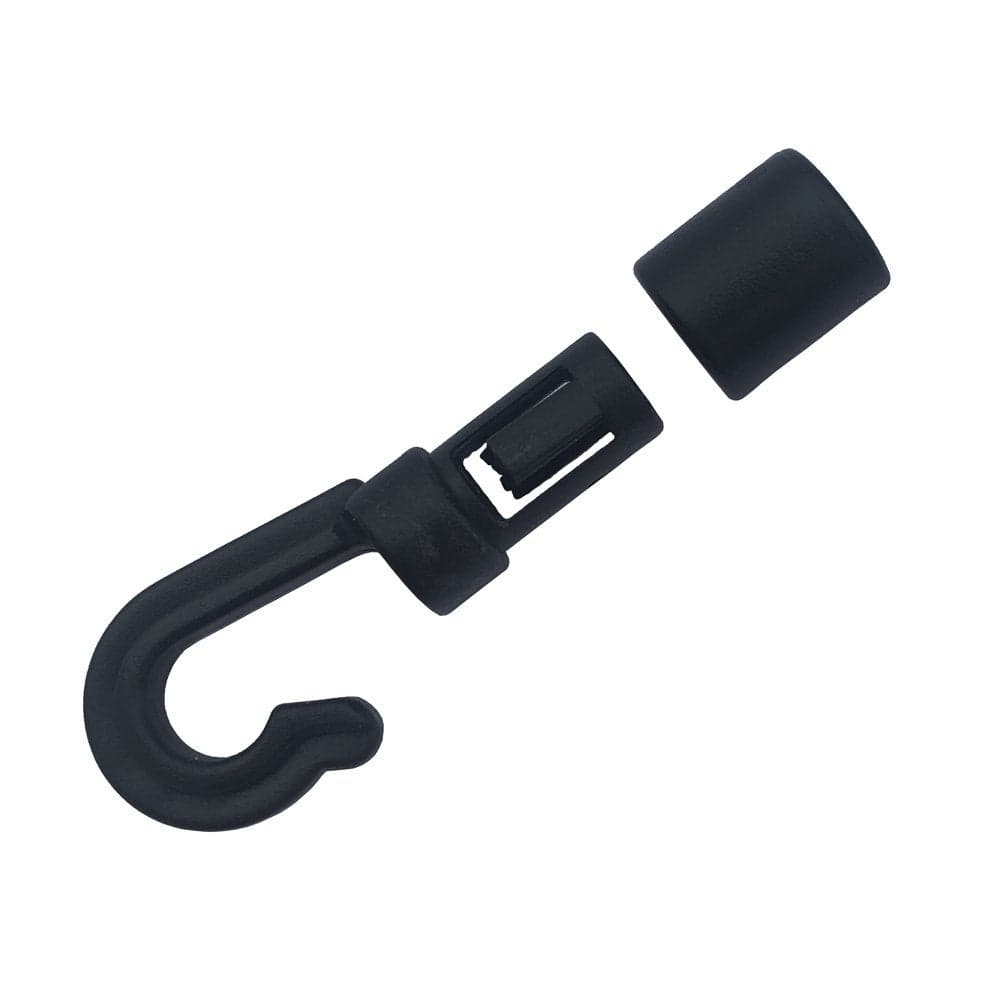 10 Pcs Bungee Shock Cord Hook for 14 inch and 316 inch Rope Terminal Ends Tabbed S Open Hooks for Kayaks